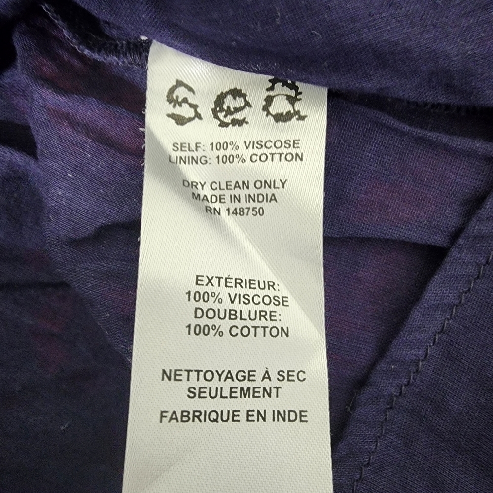Sea Tie Dye Boho Coastal Cowgirl Dress Size 2 - Picture 3 of 11